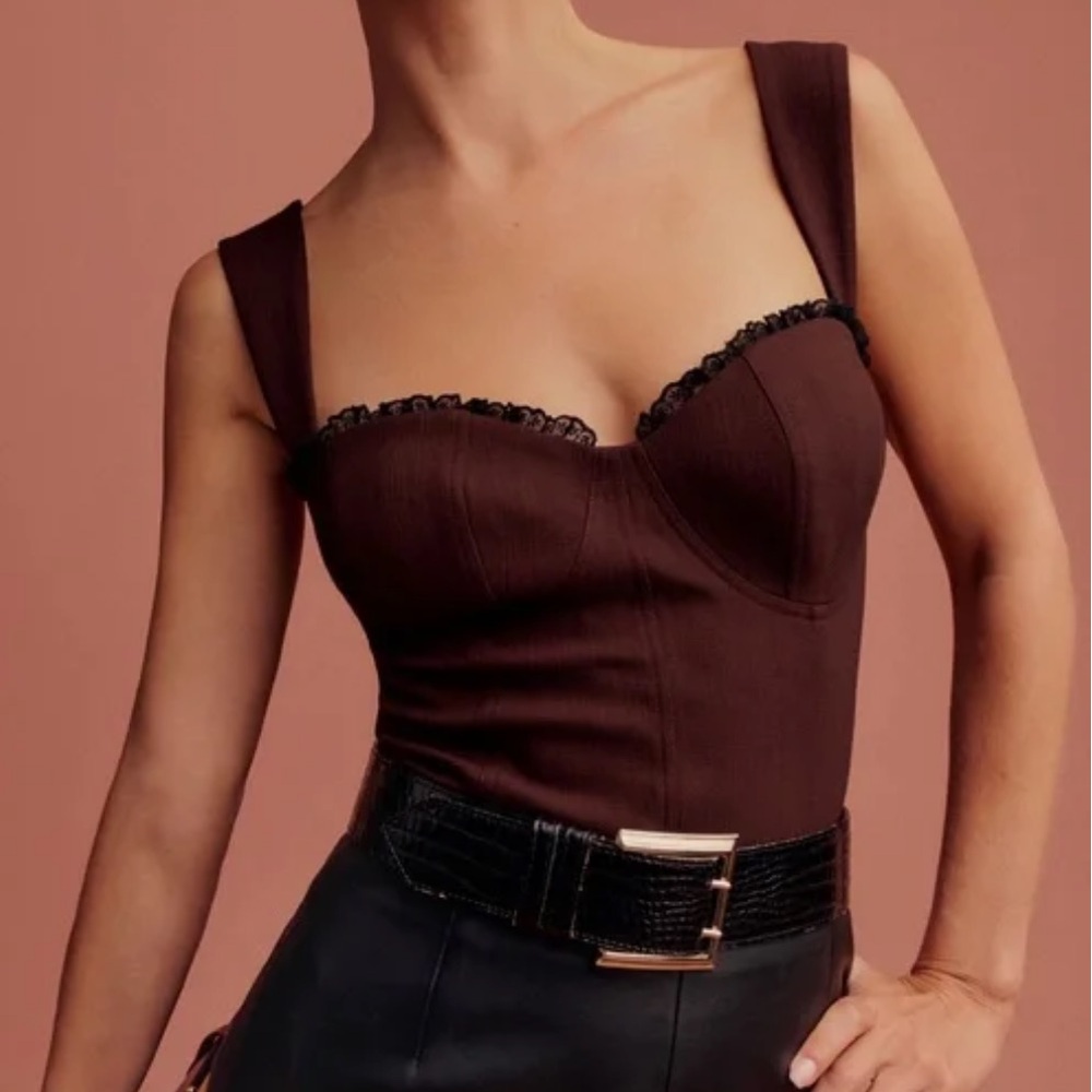 Reformation Alisa corset Top size 6